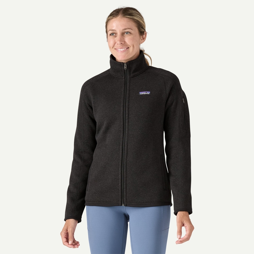 Patagonia Women's Black Full-Zip Fleece Utility Jacket
